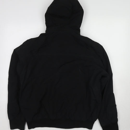 Blue Inc Mens Black Jacket Size XL Zip