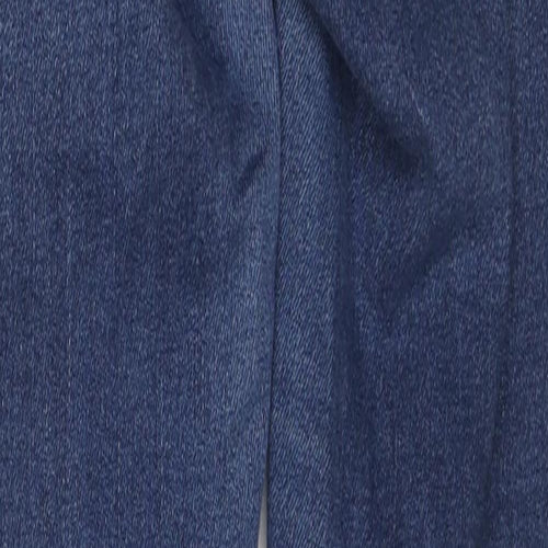 New Look Womens Blue Cotton Skinny Jeans Size 10 Regular Zip