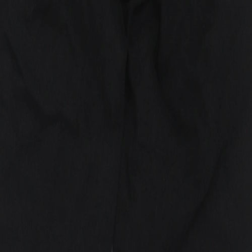 Mango Girls Black Cotton Skinny Jeans Size 11-12 Years Regular Zip