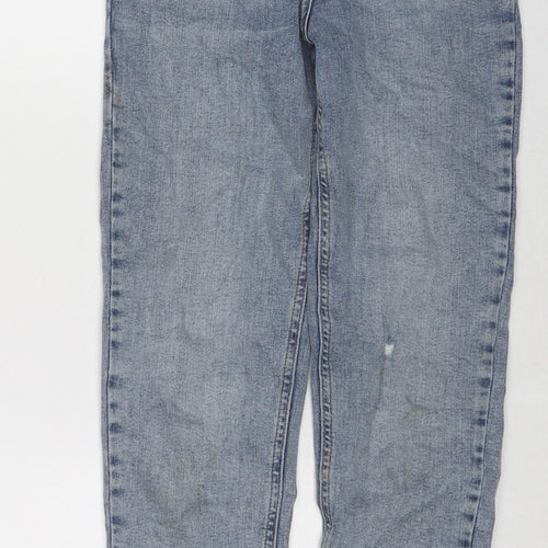 Design Ark Girls Blue Cotton Skinny Jeans Size 11-12 Years Regular Zip