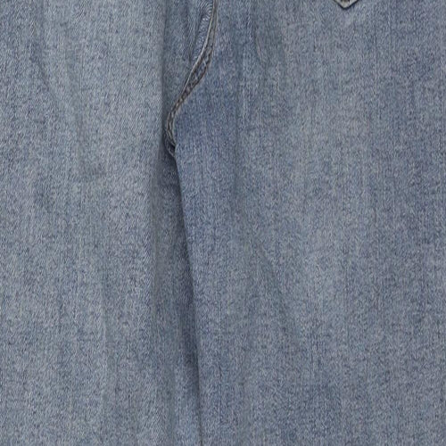 Design Ark Girls Blue Cotton Skinny Jeans Size 11-12 Years Regular Zip
