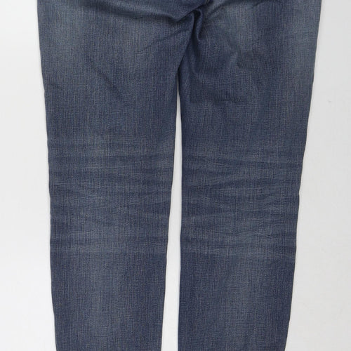 Sandwich Womens Blue Cotton Skinny Jeans Size 10 Regular Zip