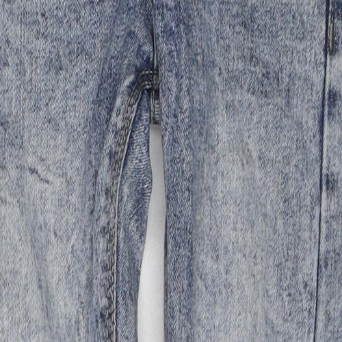 Scopes Boys Blue Cotton Skinny Jeans Size 6-7 Years Regular Pullover