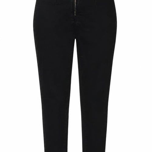 Vifille Womens Black Cotton Skinny Jeans Size S Regular Zip