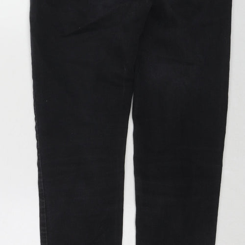 Vifille Womens Black Cotton Skinny Jeans Size S Regular Zip