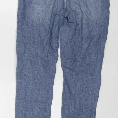 Candy Girls Blue Cotton Skinny Jeans Size 16 Years Regular Zip - Distressed