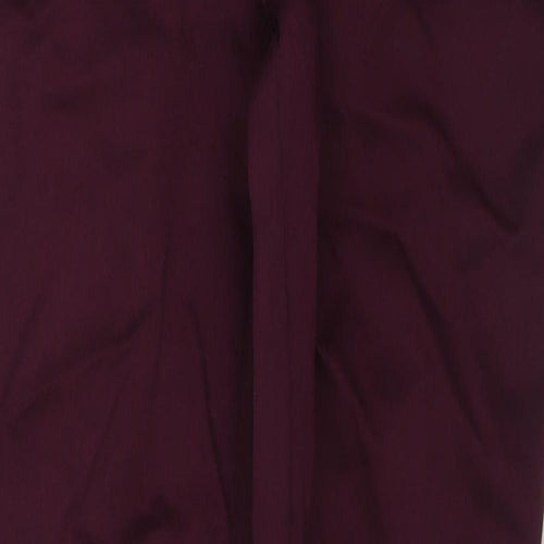 NEXT Womens Purple Cotton Straight Jeans Size 10 Regular Zip