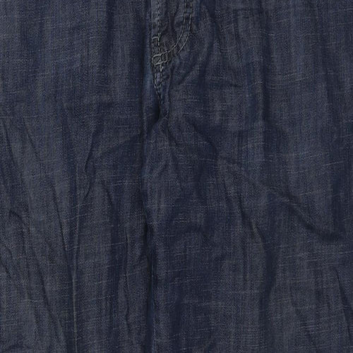 Bruhl Mens Blue Cotton Straight Jeans Size 40 in Regular Zip
