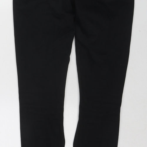 Topshop Womens Black Cotton Skinny Jeans Size 28 L32 in Regular Zip