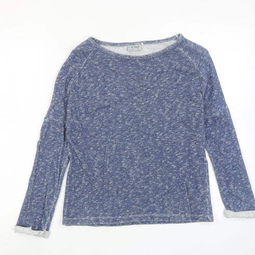NEXT Girls Blue Cotton Pullover Sweatshirt Size 10 Years Pullover