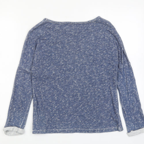 NEXT Girls Blue Cotton Pullover Sweatshirt Size 10 Years Pullover