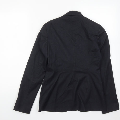 NEXT Womens Blue Polyester Jacket Suit Jacket Size 8