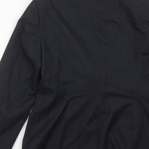 NEXT Womens Blue Polyester Jacket Suit Jacket Size 8