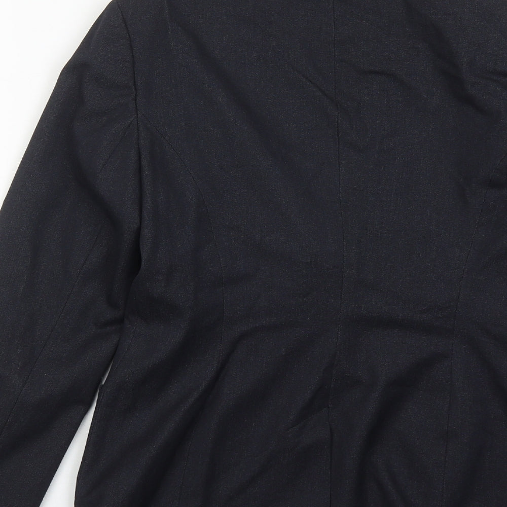 NEXT Womens Blue Polyester Jacket Suit Jacket Size 8