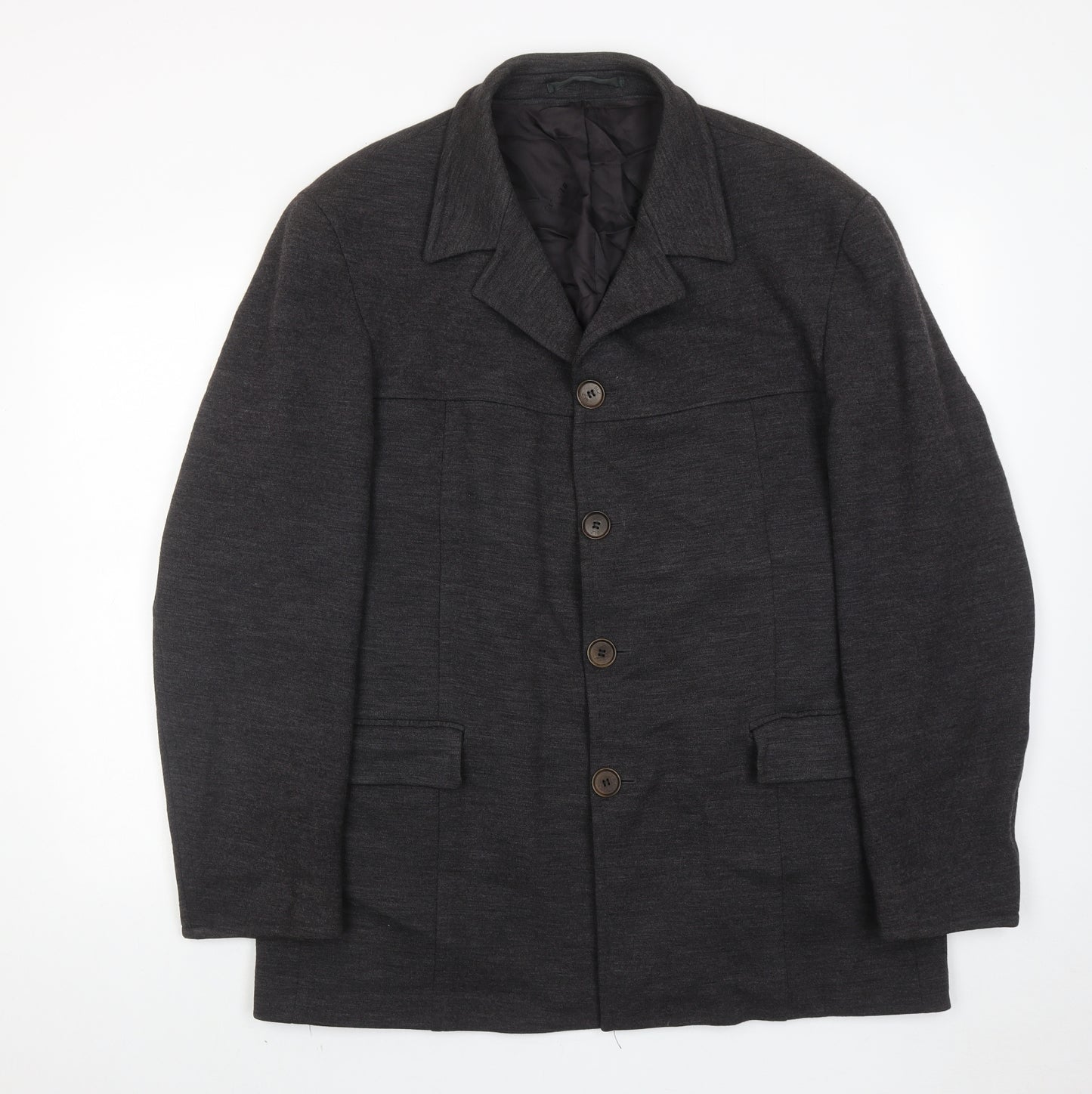 Blazer Mens Grey Jacket Blazer Size 44 Button