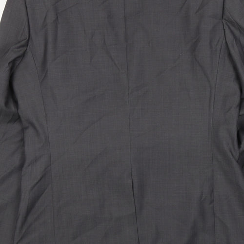 Autograph Mens Grey Wool Jacket Suit Jacket Size 40 Regular