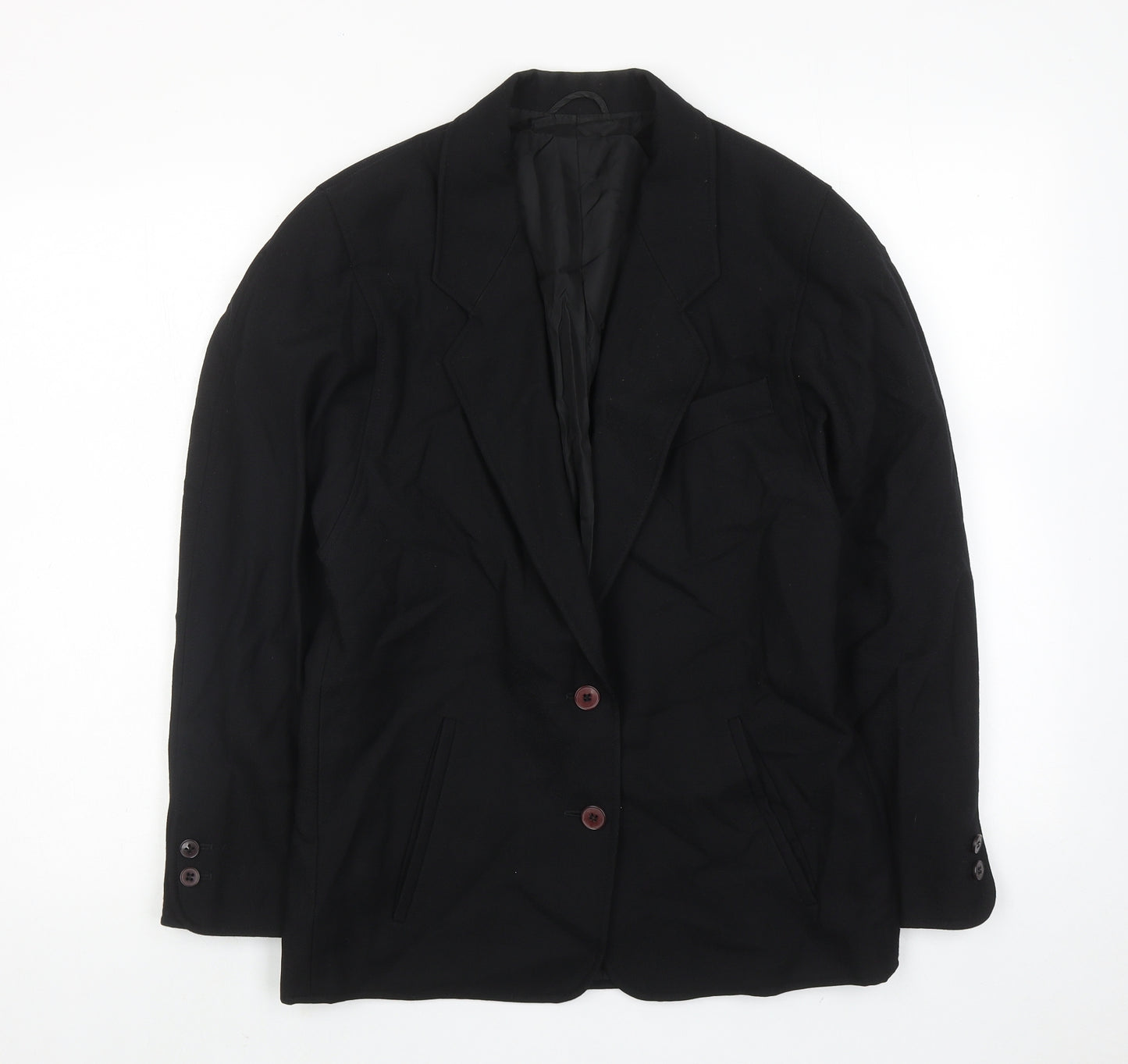 NEXT Womens Black Wool Jacket Suit Jacket Size 8