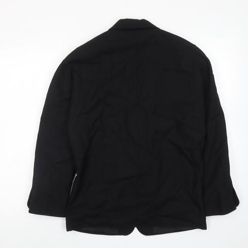 NEXT Womens Black Wool Jacket Suit Jacket Size 8