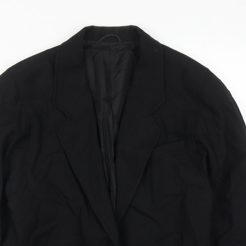 NEXT Womens Black Wool Jacket Suit Jacket Size 8