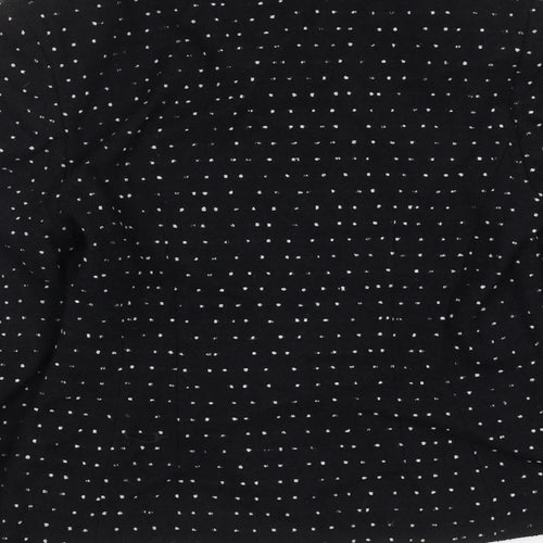 Minuet Womens Black Polka Dot Jacket Size 10 Button