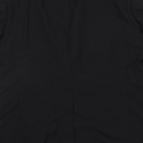 Kartell Mens Black Wool Jacket Suit Jacket Size 44 Regular