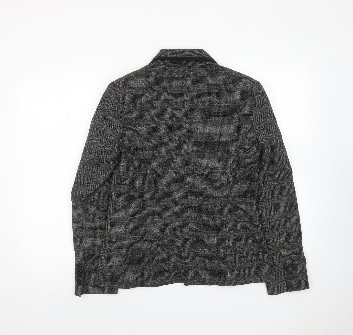 NEXT Womens Grey Polyester Jacket Suit Jacket Size 10