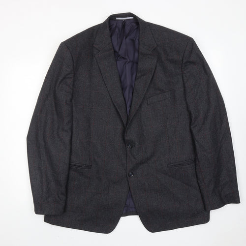 Atelier Mens Blue Wool Jacket Suit Jacket Size 48 Regular