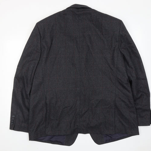 Atelier Mens Blue Wool Jacket Suit Jacket Size 48 Regular