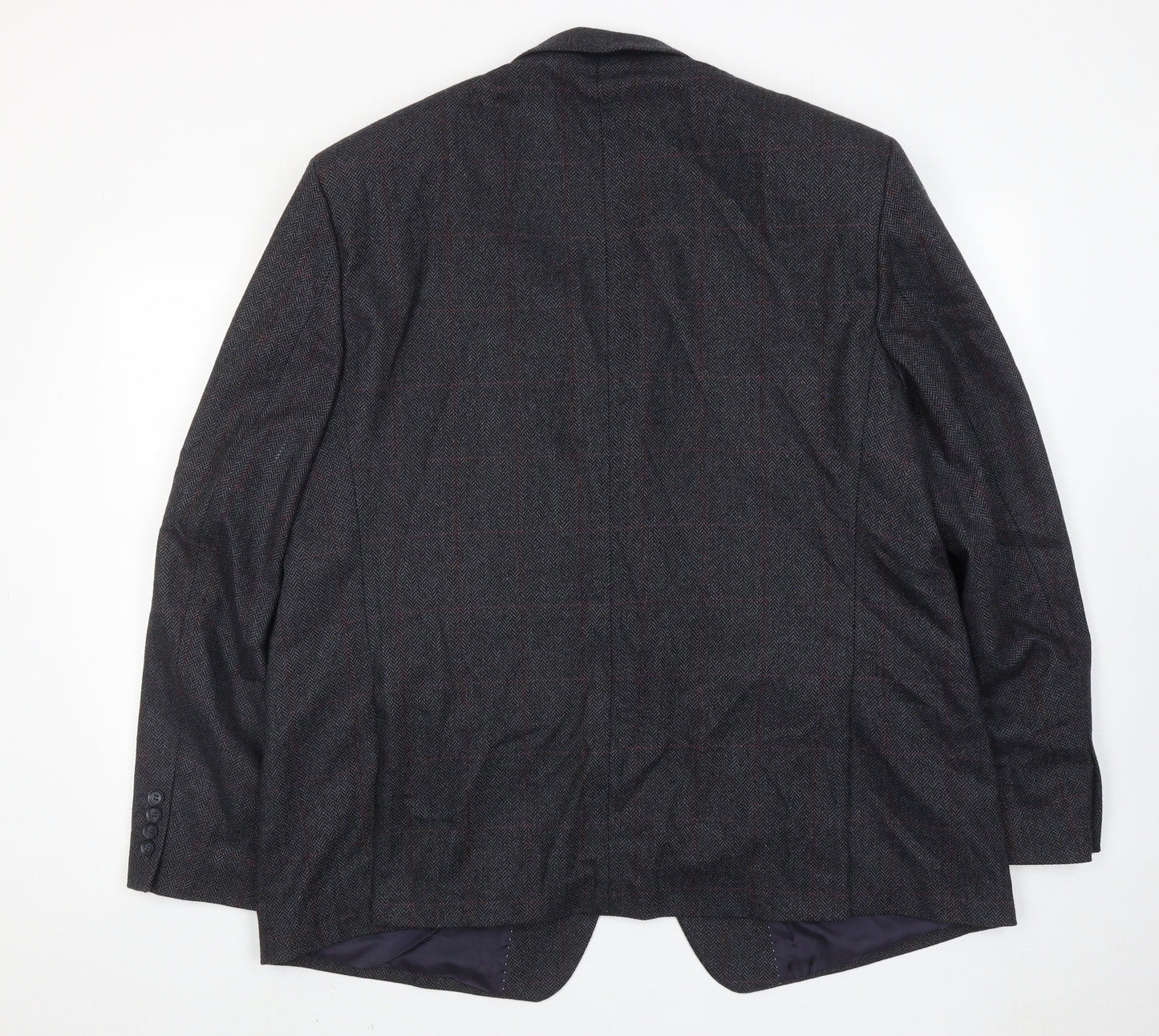 Atelier Mens Blue Wool Jacket Suit Jacket Size 48 Regular