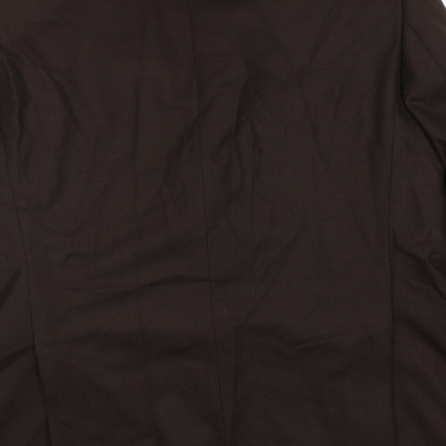 Gurteen Mens Brown Wool Jacket Suit Jacket Size 46 Regular