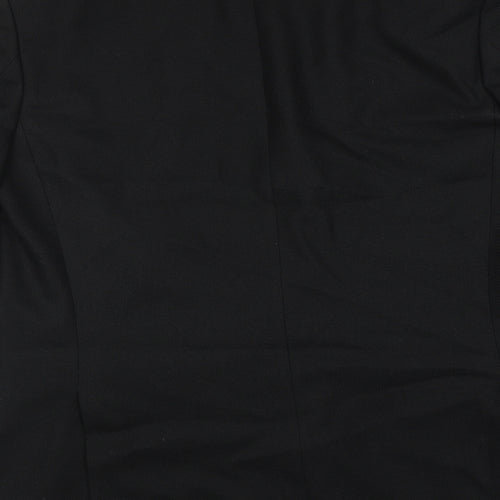 Ritex Mens Black Wool Jacket Blazer Size 44 Regular