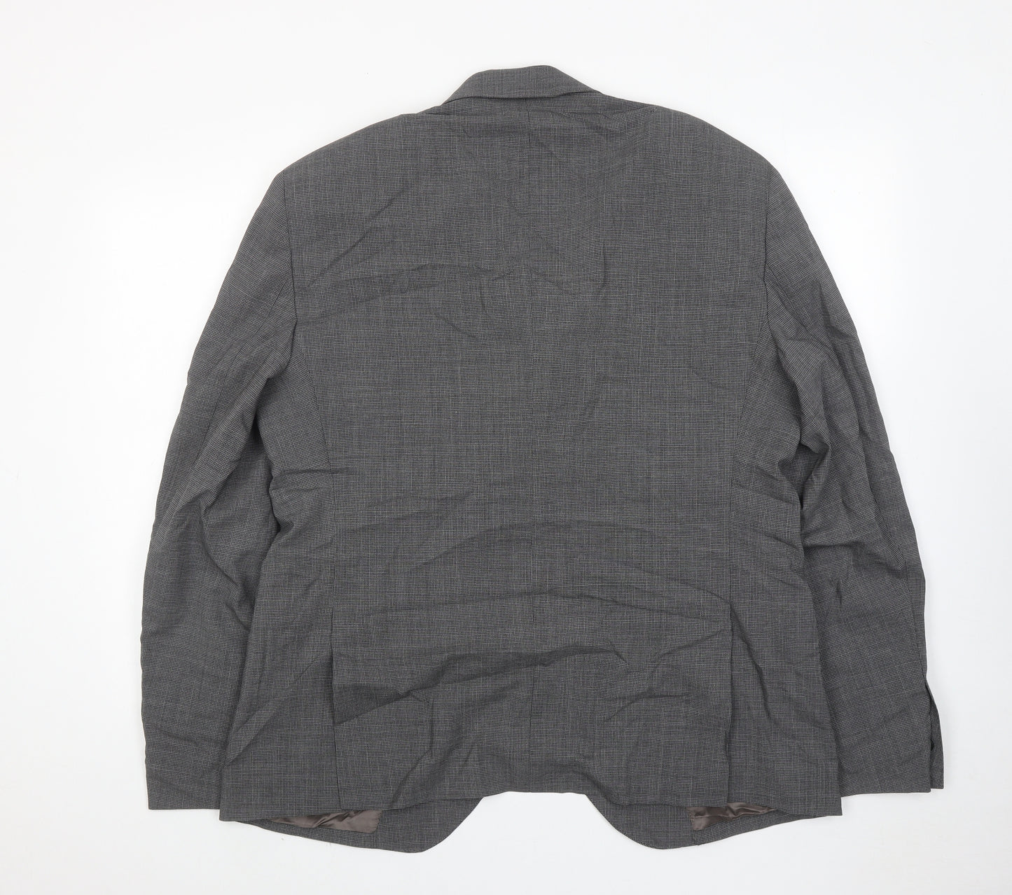 Mossimo Mens Grey Wool Jacket Suit Jacket Size 46 Regular