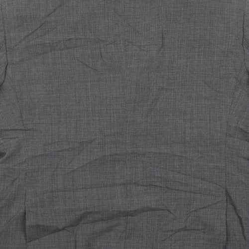 Mossimo Mens Grey Wool Jacket Suit Jacket Size 46 Regular