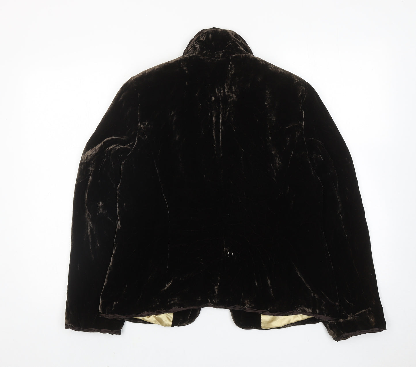 Per Una Womens Brown Jacket Size 14 Button