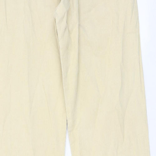 Levi's Mens Beige Cotton Trousers Size 34 in L34 in Regular Zip