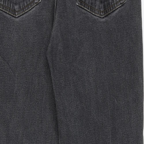 Union Blues Mens Grey Cotton Straight Jeans Size 38 in Regular Zip