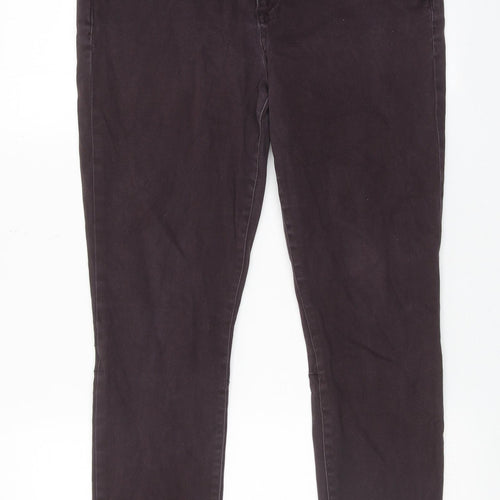 Gap Womens Purple Cotton Skinny Jeans Size 32 in Regular Zip