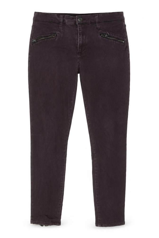 Gap Womens Purple Cotton Skinny Jeans Size 32 in Regular Zip