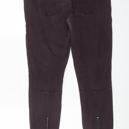 Gap Womens Purple Cotton Skinny Jeans Size 32 in Regular Zip