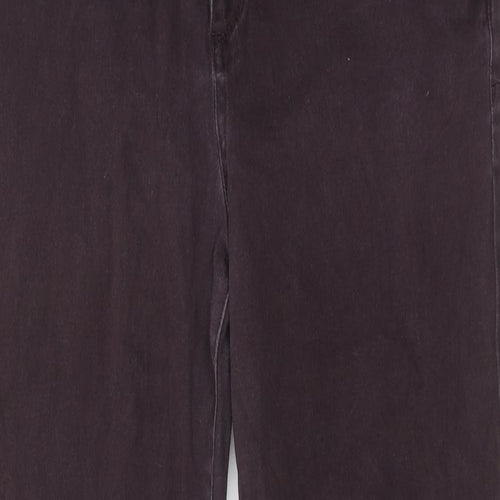 Gap Womens Purple Cotton Skinny Jeans Size 32 in Regular Zip