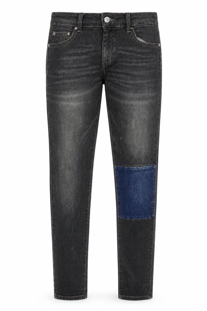 Zara Womens Grey Cotton Skinny Jeans Size 8 Regular Zip