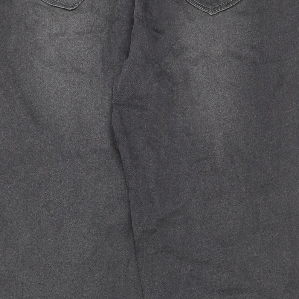 Peacocks Womens Grey Cotton Jegging Jeans Size 16 Regular