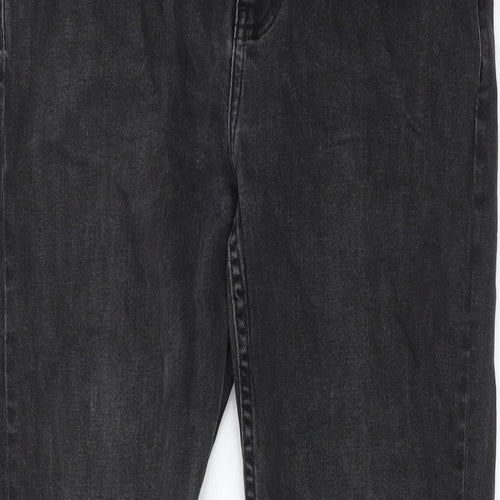 Loom Denim Womens Black Cotton Skinny Jeans Size 32 in L32 in Regular Zip