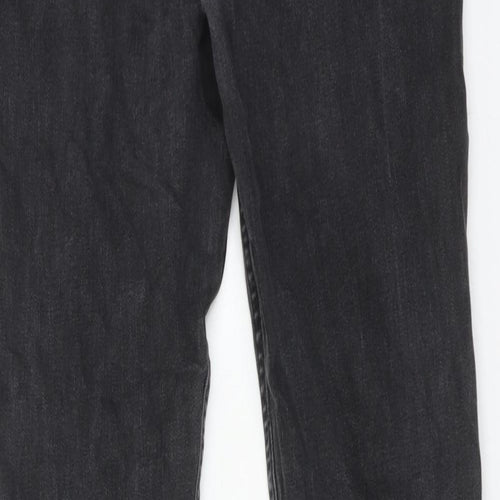 Loom Denim Womens Black Cotton Skinny Jeans Size 32 in L32 in Regular Zip