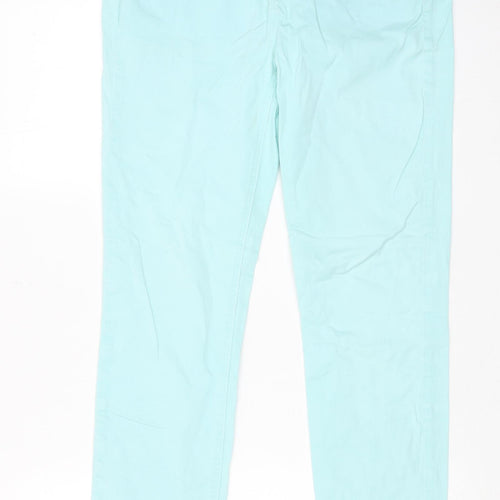 Bandolino Womens Blue Cotton Skinny Jeans Size 10 Regular Zip