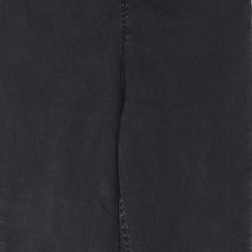 F&F Womens Black Cotton Jegging Jeans Size 16 Regular