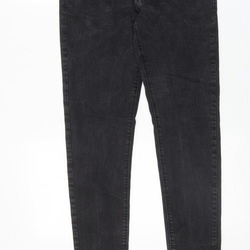 Denim & Co. Mens Black Cotton Skinny Jeans Size 30 in L30 in Regular Zip