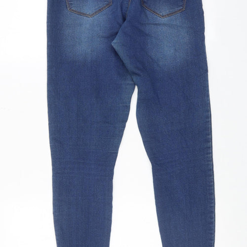 Papaya Womens Blue Cotton Jegging Jeans Size 8 Regular