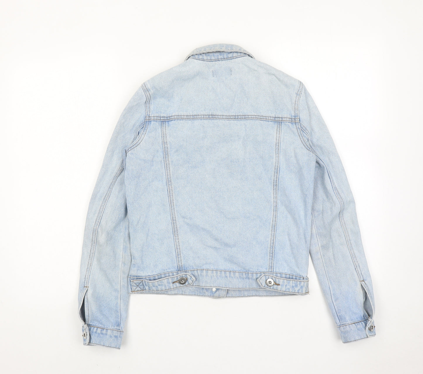 Warehouse Womens Blue Jacket Size 6 Button