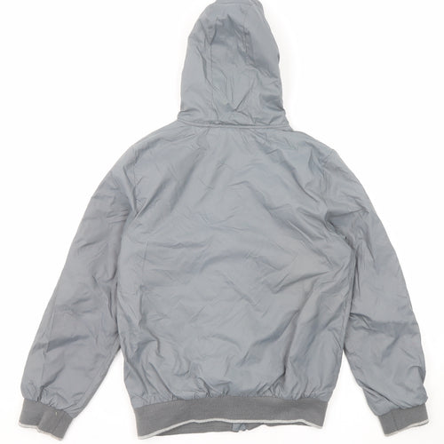 Urban 65 Outlaws Boys Grey Bomber Jacket Jacket Size 11-12 Years Zip